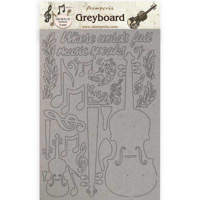 Stamperia Greyboard - Violin